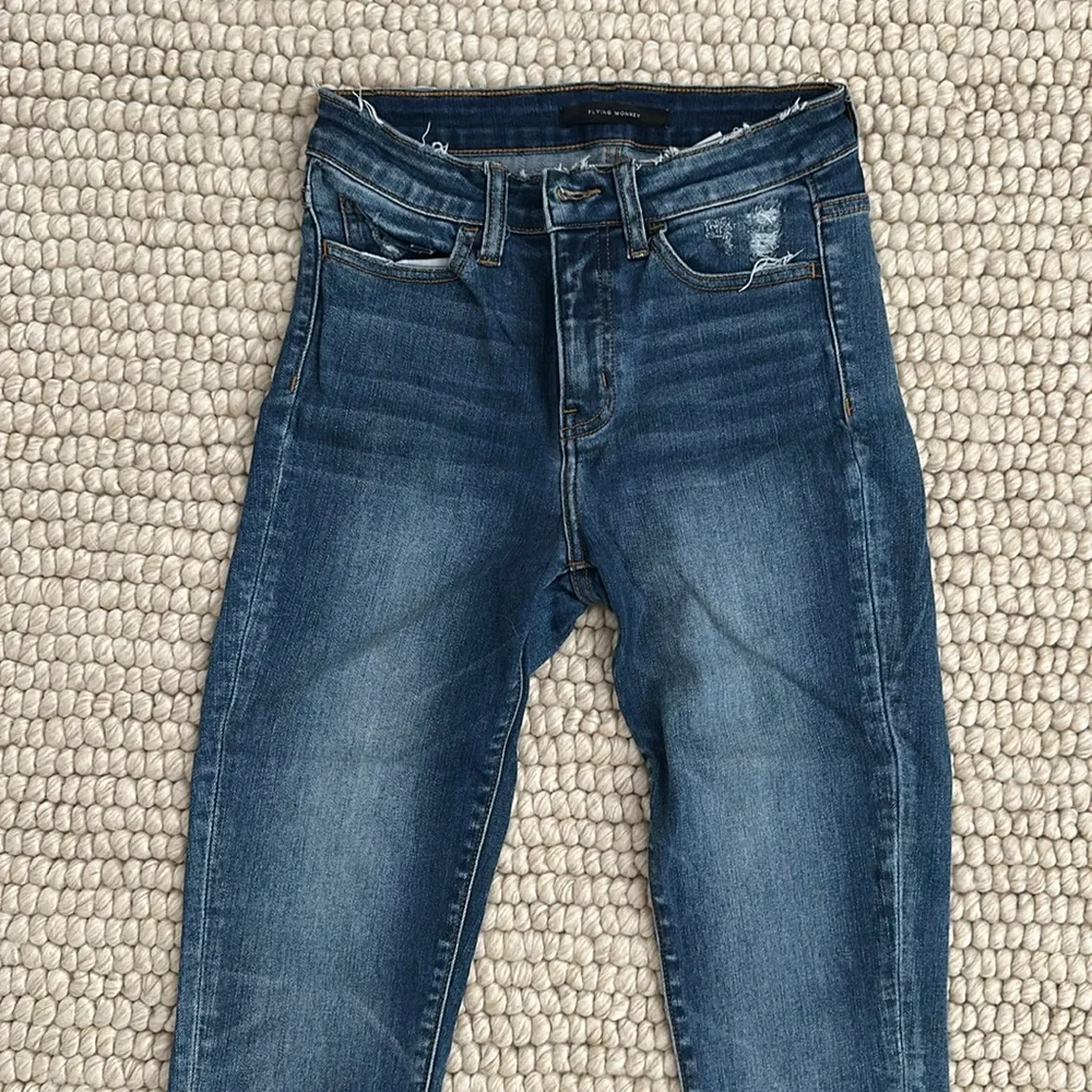 Flying Monkey Dark Blue Skinny Jeans - Picture 4 of 8